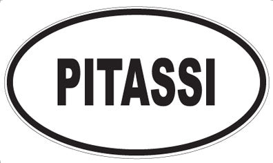 PITASSI - Oval Sticker