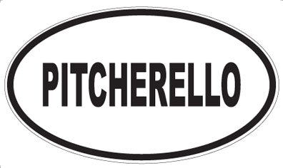 PITCHERELLO - Oval Sticker