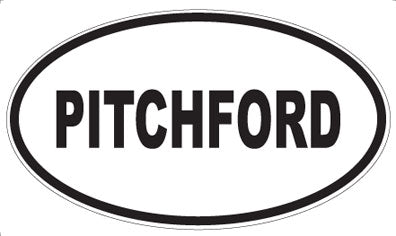 PITCHFORD - Oval Sticker