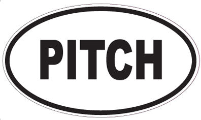 PITCH - Oval Magnet
