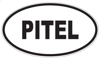 PITEL - Oval Sticker