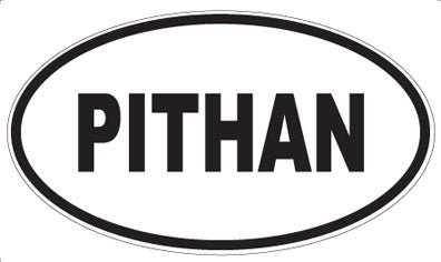 PITHAN - Oval Sticker