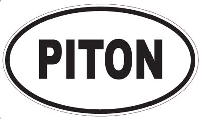 PITON - Oval Magnet