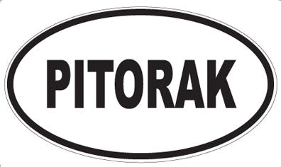 PITORAK - Oval Sticker
