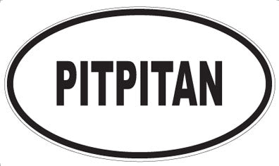 PITPITAN - Oval Sticker