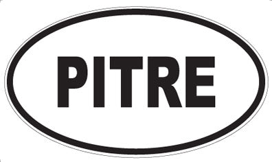 PITRE - Oval Sticker