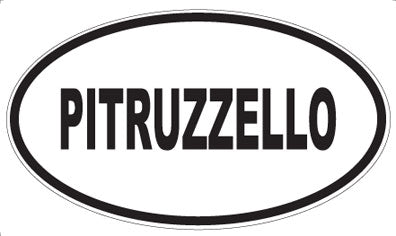 PITRUZZELLO - Oval Magnet
