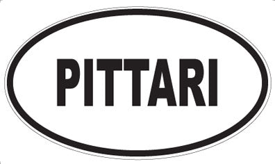 PITTARI - Oval Sticker