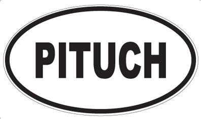 PITUCH - Oval Sticker