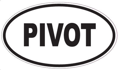 PIVOT - Oval Sticker