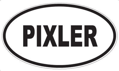 PIXLER - Oval Sticker