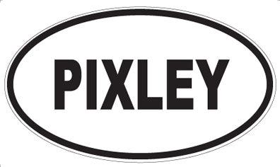 PIXLEY - Oval Sticker