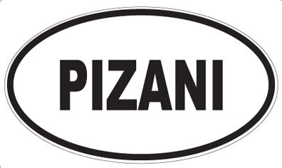 PIZANI - Oval Sticker