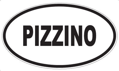PIZZINO - Oval Sticker