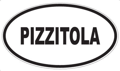 PIZZITOLA - Oval Sticker
