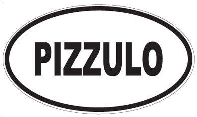 PIZZULO - Oval Sticker