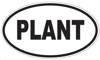 PLANT - Oval Magnet