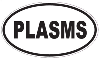 PLASMS - Oval Sticker