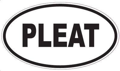 PLEAT - Oval Magnet