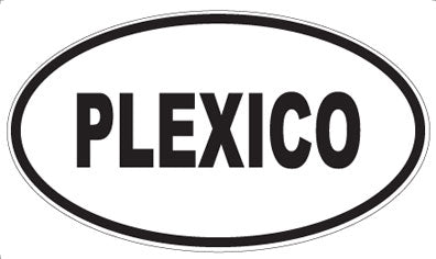 PLEXICO - Oval Sticker