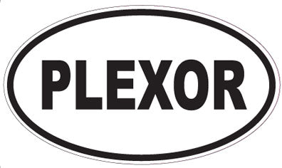 PLEXOR - Oval Sticker