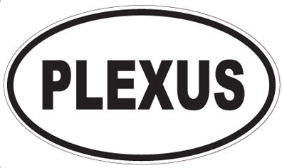PLEXUS - Oval Sticker