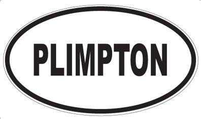 PLIMPTON - Oval Sticker