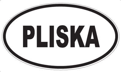 PLISKA - Oval Sticker