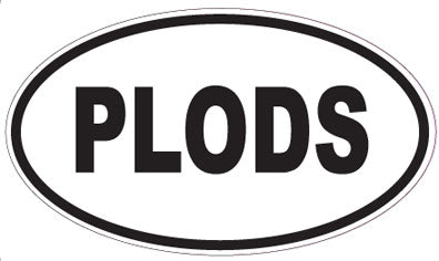 PLODS - Oval Sticker