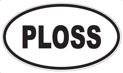 PLOSS - Oval Sticker