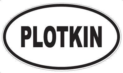 PLOTKIN - Oval Sticker