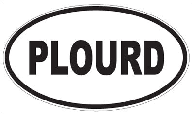PLOURD - Oval Sticker
