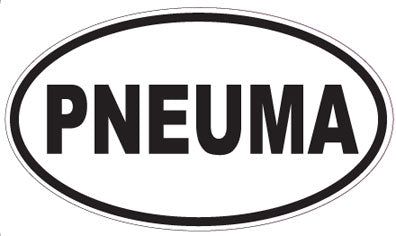PNEUMA - Oval Sticker