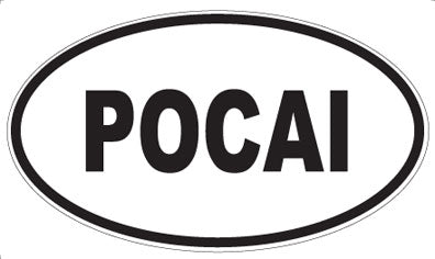POCAI - Oval Sticker