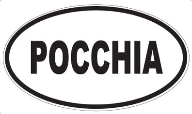 POCCHIA - Oval Sticker