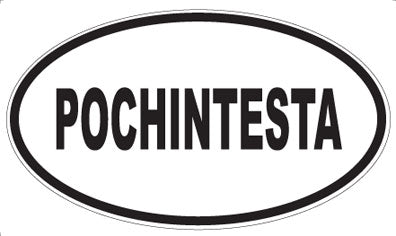 POCHINTESTA - Oval Sticker