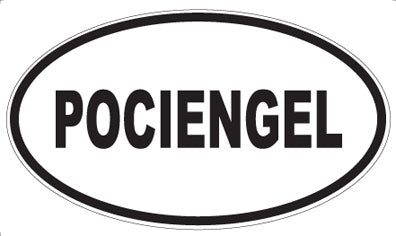 POCIENGEL - Oval Sticker