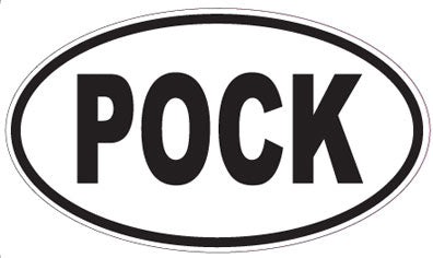 POCK - Oval Sticker