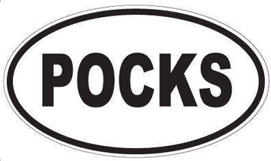 POCKS - Oval Sticker