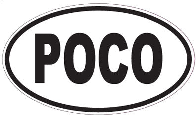POCO - Oval Sticker