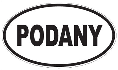 PODANY - Oval Sticker