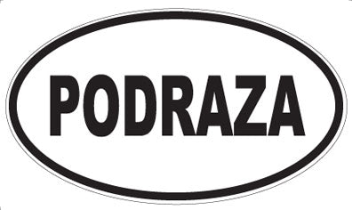 PODRAZA - Oval Sticker