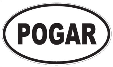 POGAR - Oval Sticker