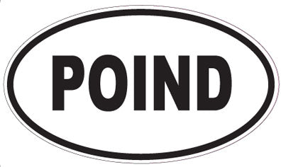 POIND - Oval Sticker
