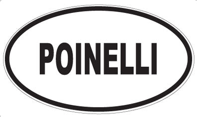 POINELLI - Oval Sticker