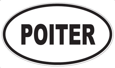 POITER - Oval Sticker