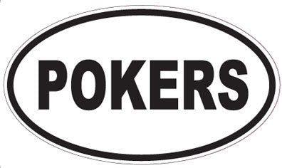 POKERS - Oval Sticker