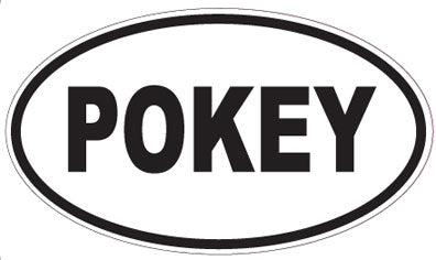 POKEY - Oval Sticker