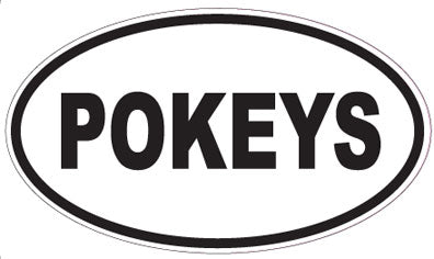 POKEYS - Oval Sticker