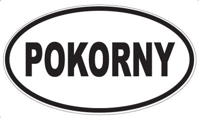 POKORNY - Oval Magnet